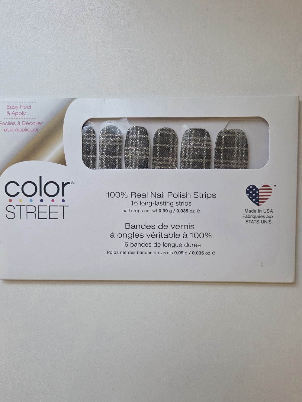 Color Street Plaid Reputation Nail Polish Strips